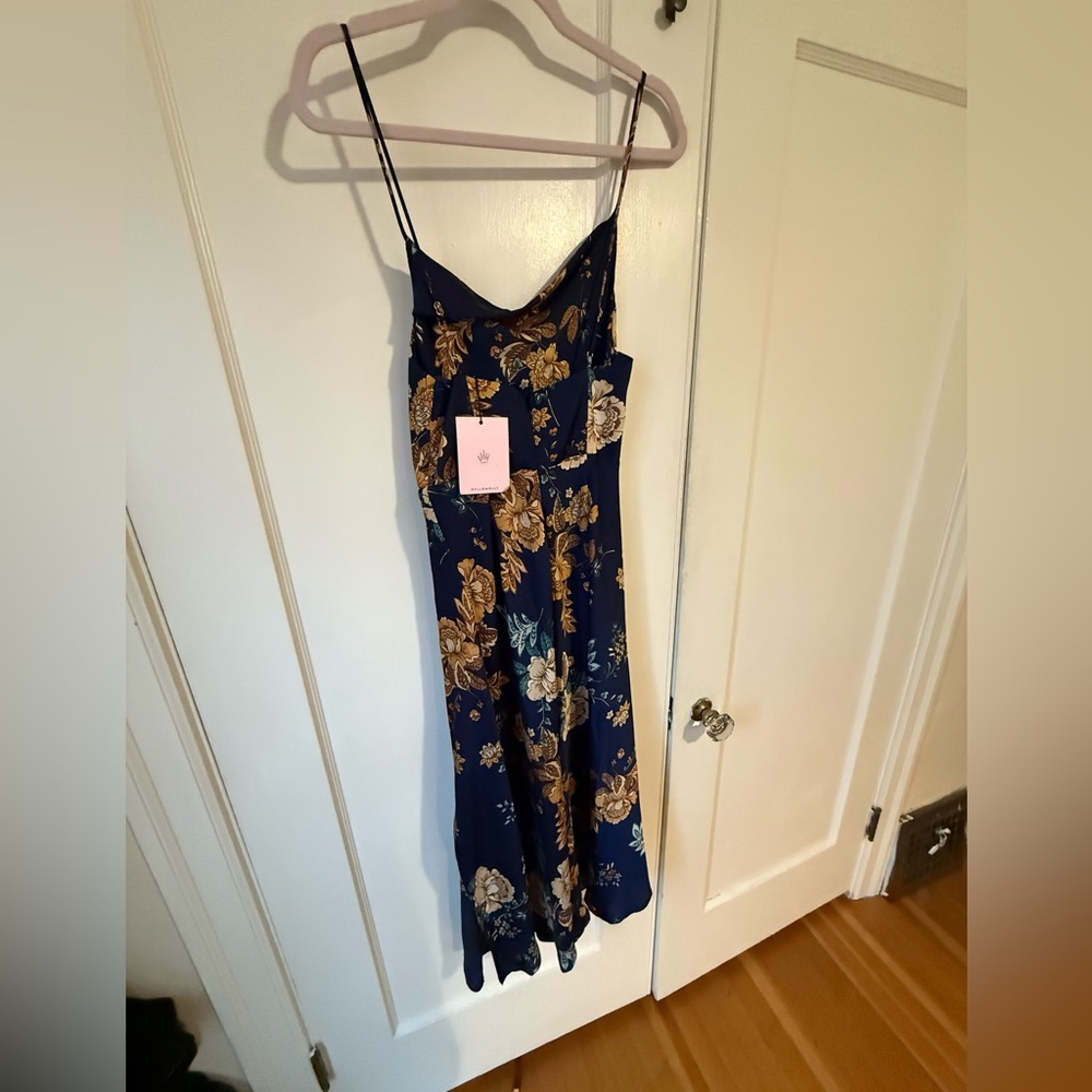 Hello Molly Heart In The Sun Midi Satin Slip Dress New With Tags size small - Picture 5 of 8